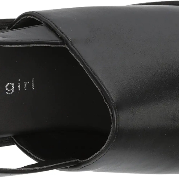 BLACK MADDEN GIRL SONNY PLATFORM CHUNKY HEEL CLOG SANDALS SIZE 10 - Picture 4 of 12